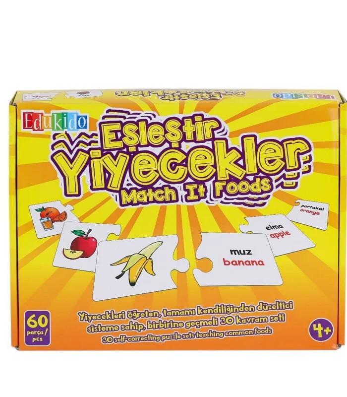 EDU-1002 Eşleştir Yiyecekler -Chiva