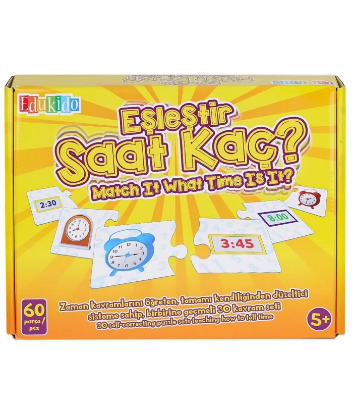 EDU-1016 Eşleştir Saat Kaç -Chiva