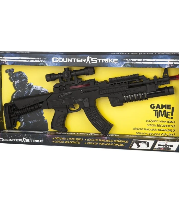 ER-109 OYUNCAK TÜFEK IŞIKLI SESLİ KUTU