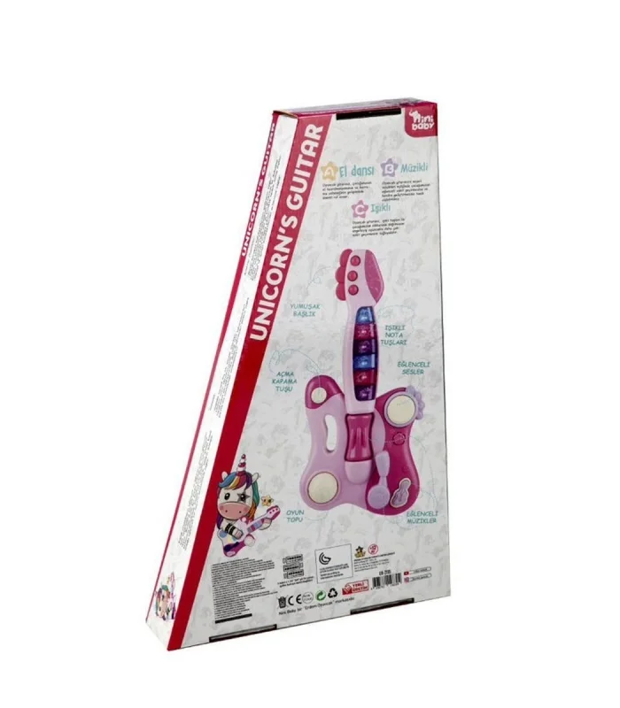 ER-205 NİNİ BABY GİTAR UNİCORN IŞIKLI SESLİ MÜZİKLİ
