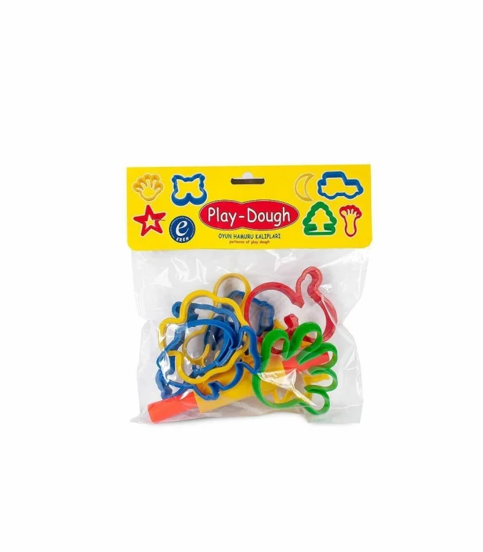 ERN-015 POŞETLİ OYUN HAMURU KALIPLAR BÜYÜK ŞEKİLLER