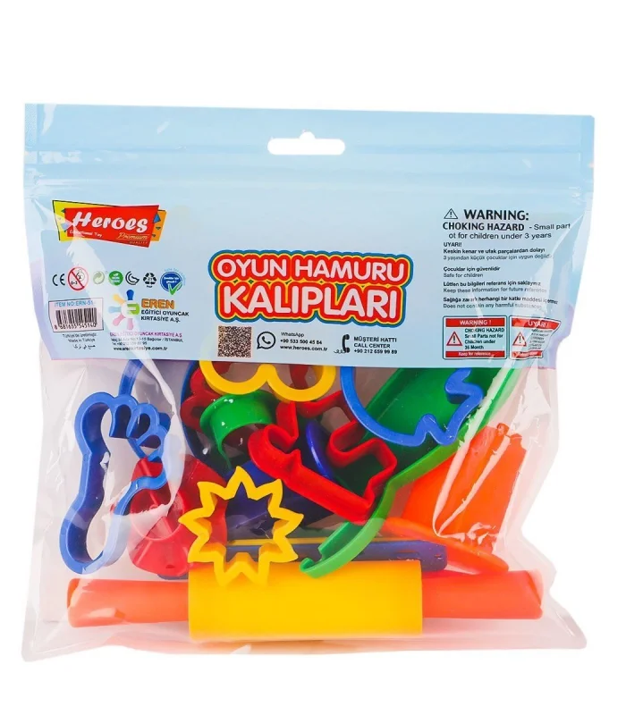 ERN-514 Oyun Hamuru Kalıpları -Eren Eğitici Oyuncakları