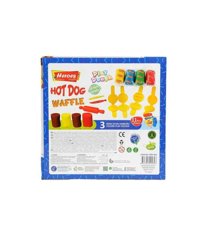ERN-584 HEROES ORTA KUTULU BURGER OYUN HAMURU SETİ