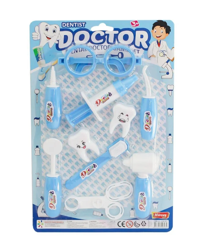 ERN-897 HEROES TOYS KARTELALI ERKEK DİŞÇİ SETİ