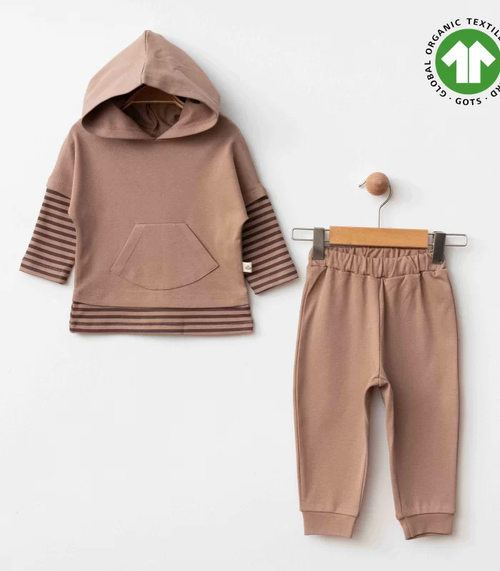 Eslenza Baby Organik 2li Takım 0051 Kahve
