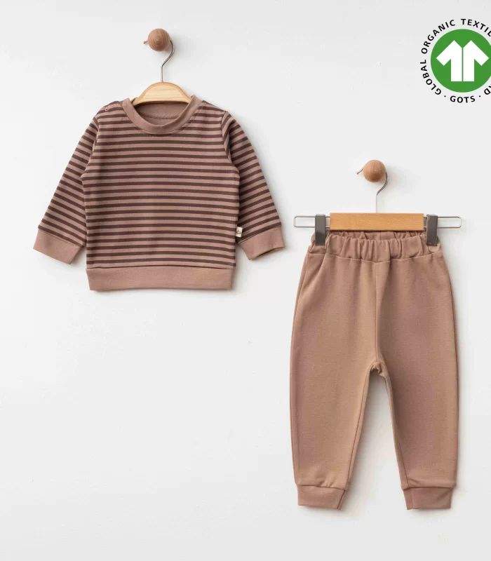 Eslenza Baby Organik 2li Takım 0054 Kahve