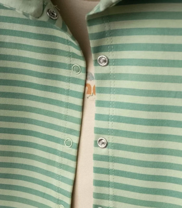 Eslenza Baby Organik 3lü Çizgi Takım 0046 Yeşil