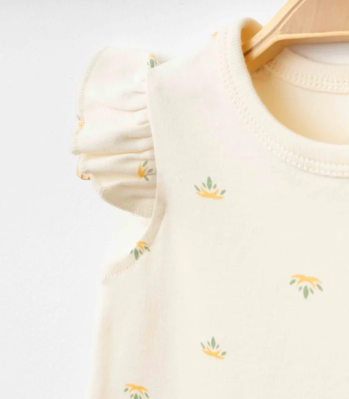 Eslenza Baby Şort Tulum 0044 Bej