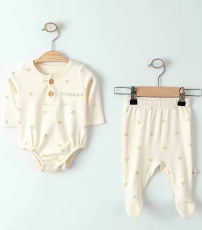 Eslenza Baby Zıbın Takım 0002 Bej
