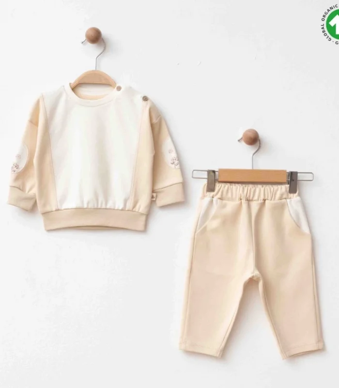 Eslenza Organik İkili Takım 2244 Bej