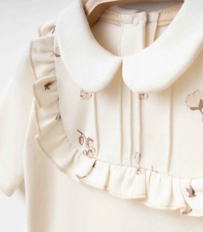 Eslenza Şapkalı Tulum 2240 Krem