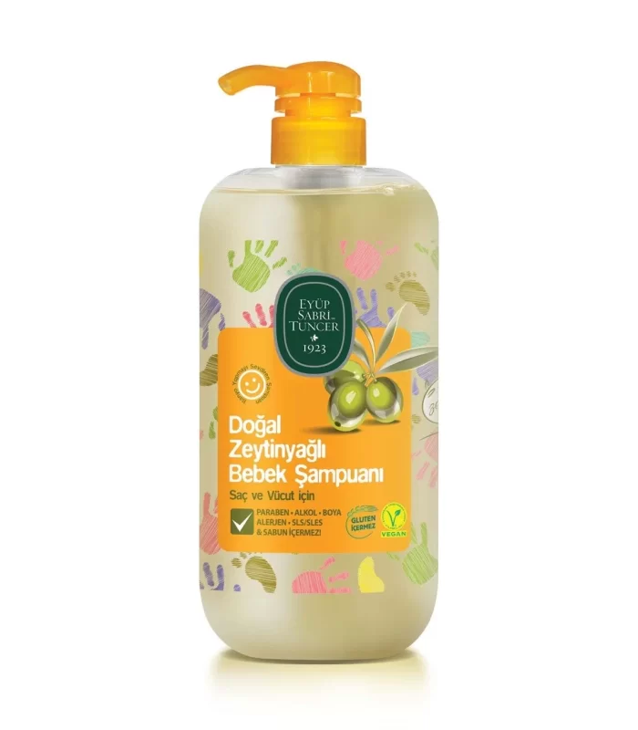 Eyüp Sabri Tuncer Doğal Zeytinyağlı Bebek Şampuanı 600 ml