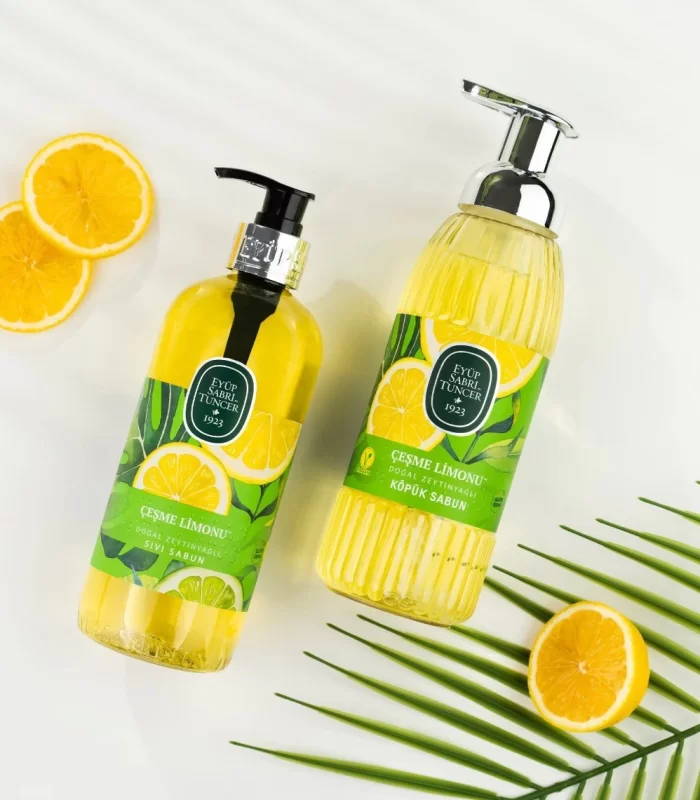 Eyüp Sabri Tuncer Doğal Zeytinyağlı Köpük Sabun 500 ml Çeşme Limonu
