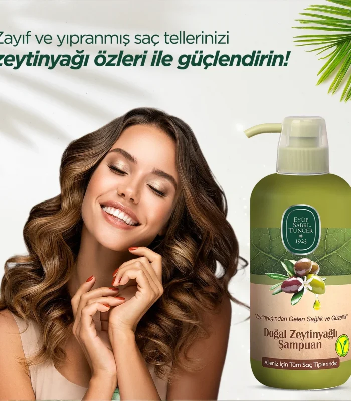 Eyüp Sabri Tuncer Doğal Zeytinyağlı Şampuan 600 Ml