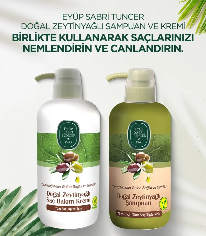 Eyüp Sabri Tuncer Doğal Zeytinyağlı Şampuan 600 Ml