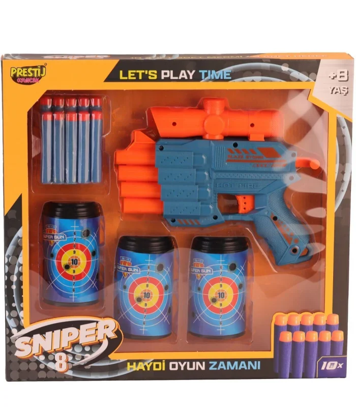 FAB 5707 KUTULU 3 HEDEFLİ SNİPER 8 DART ATICI