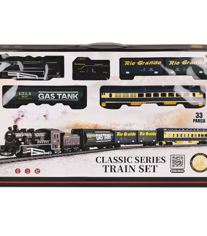 FF-1601C Işıklı ve Sesli 33 Parça Classic Tren - Vardem Oyuncak