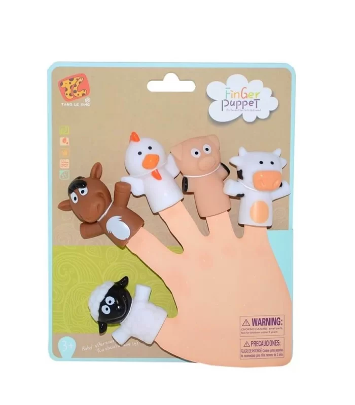 Finger Puppet Hayvan Figürlü Parmak Kuklası