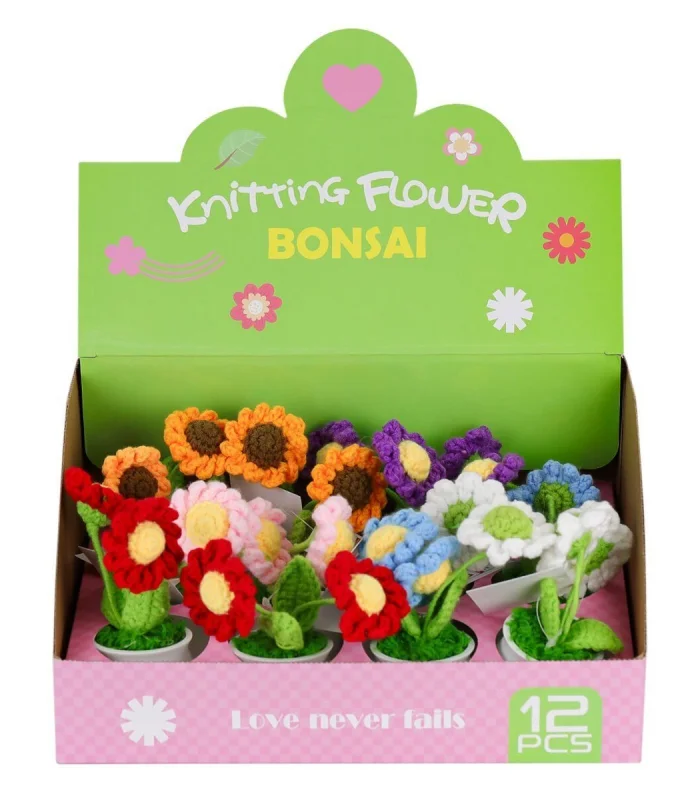 FL-3 12Lİ Kroşe Örgü Ayçiçeği -Birliktoys