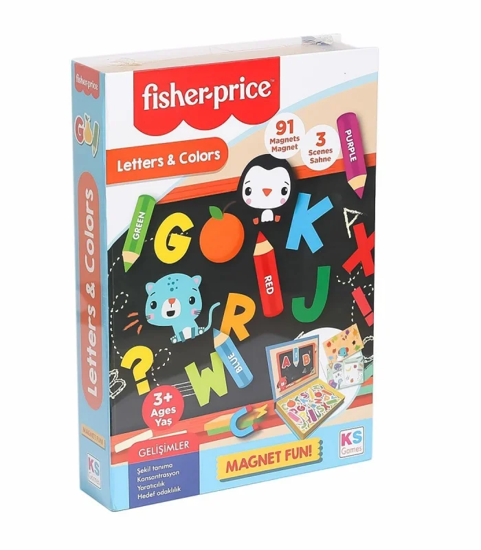 FP 13410 Fisher Price Baby Puzzle Letters Colors -KS Puzzle