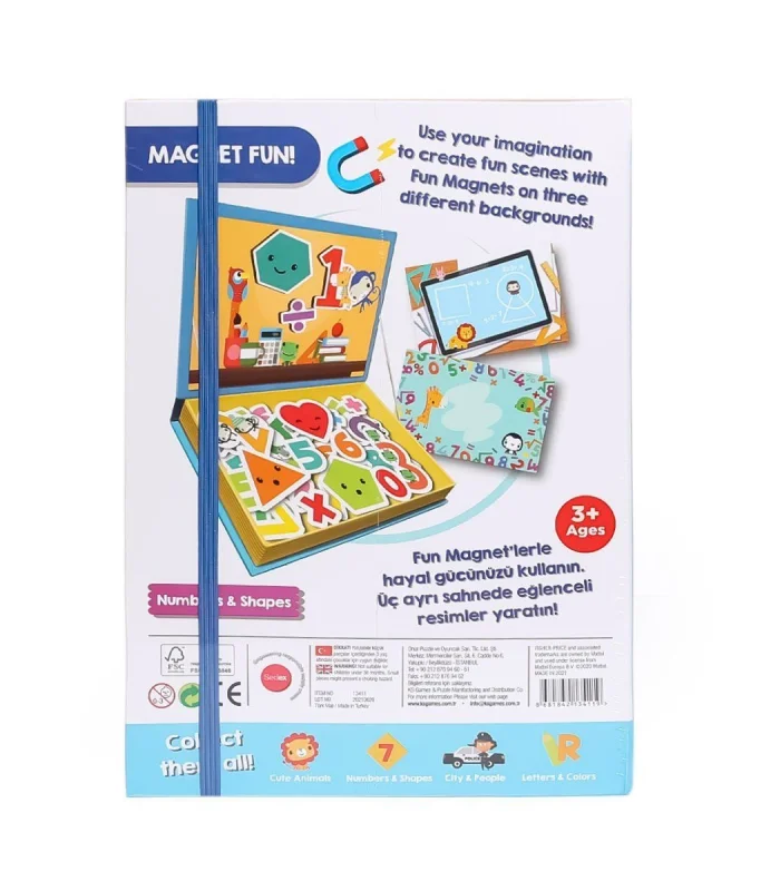 FP 13411 Fisher Price Baby Puzzle Numbers Shapes -KS Puzzle