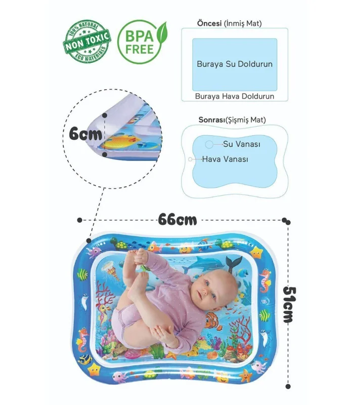 FP3240 FISHER PRICE BEBEK SU OYUN MATI SİYAH