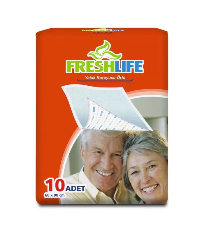 Freshlife Yatak Koruyucu Örtü 60x90 10 Adet