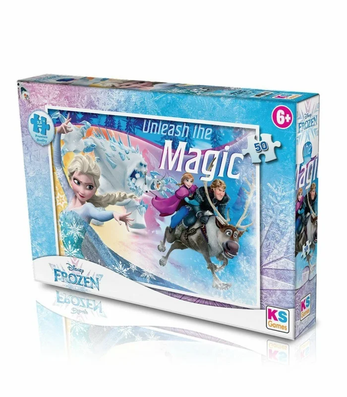FRZ709 Frozen 50 Parça Çocuk Puzzle -KS Puzzle