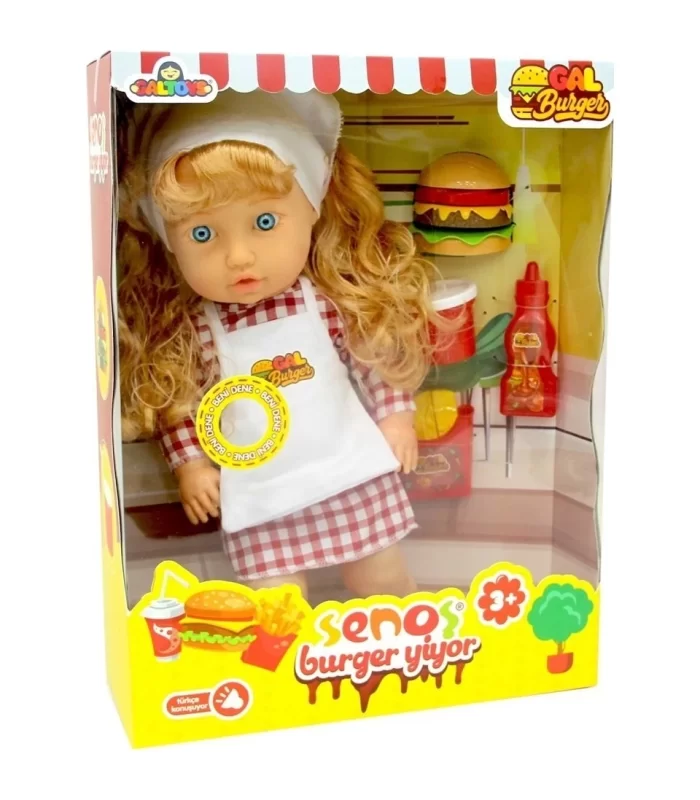 Galtoys Oyuncak Senoş Bebek Burger Yiyor