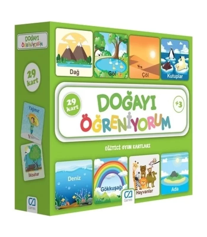 Games Doğayı Öğreniyorum Eğitici Oyun Kartları 29 Kart 5053