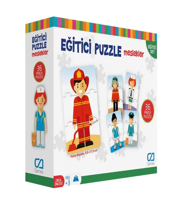 Games Eğitici Puzzle Meslekler 36 Parça 5030