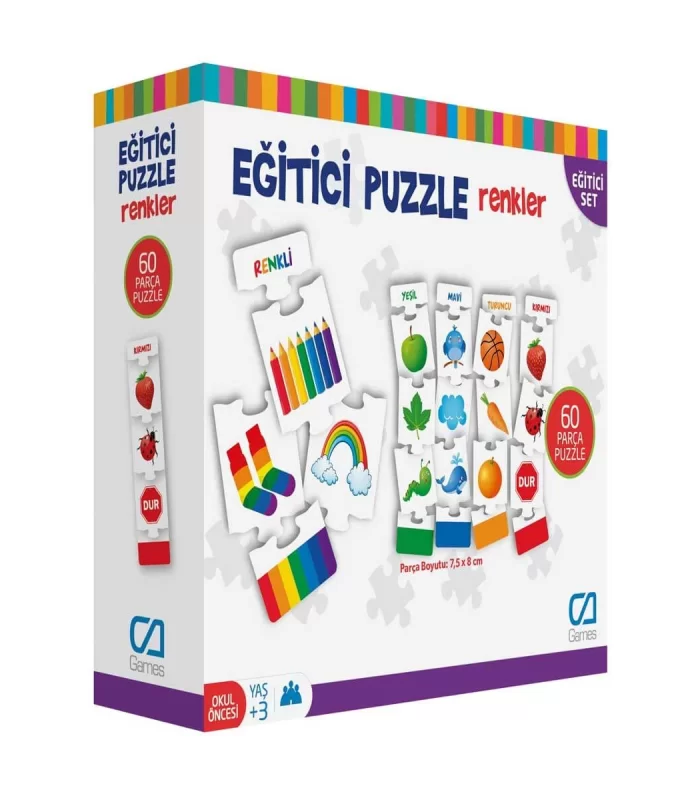 Games Eğitici Puzzle Renkler 60 Parça 5029