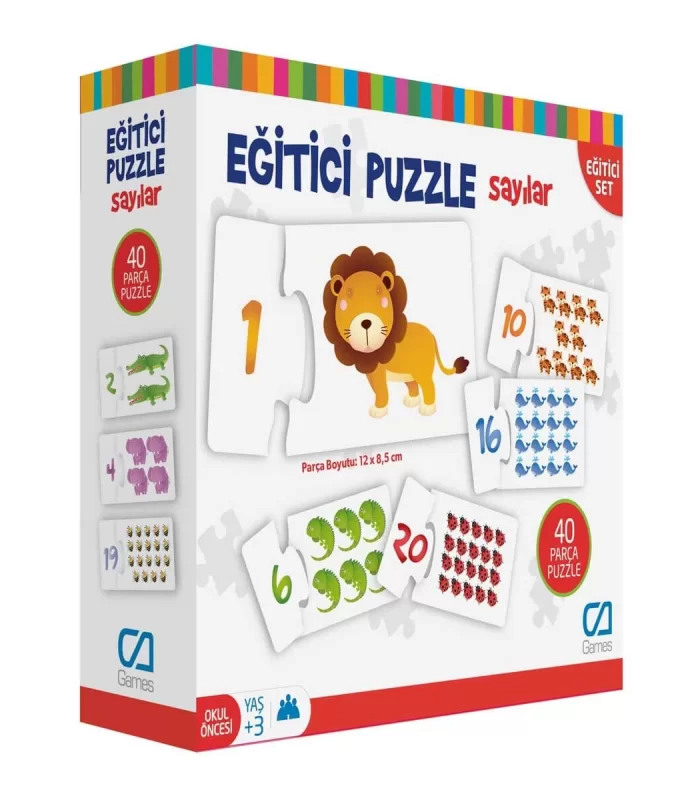 Games Eğitici Puzzle Sayılar 40 Parça 5031