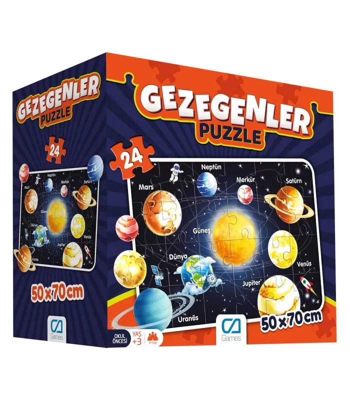Games Gezegenler Eğitici Puzzle 5026