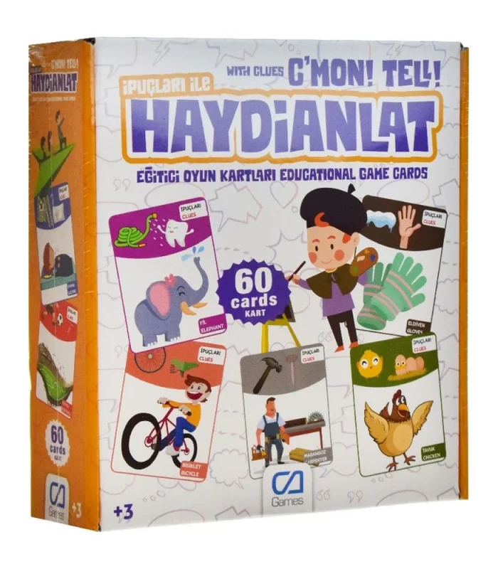 Games Haydi Anlat Eğitici Oyun Kartları 60 Kart 5080