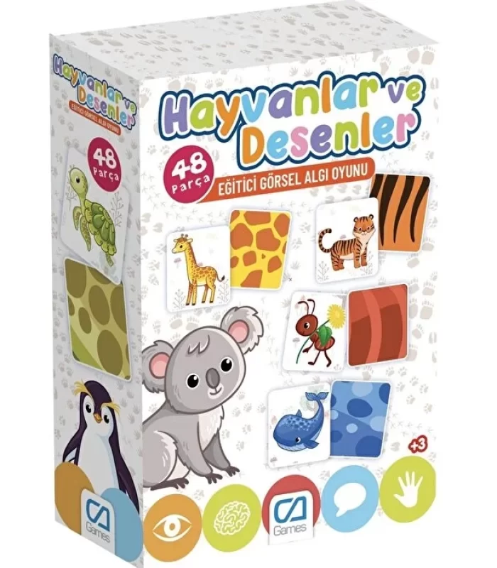 Games Hayvanlar Ve Desenleri 48 Parça 5155