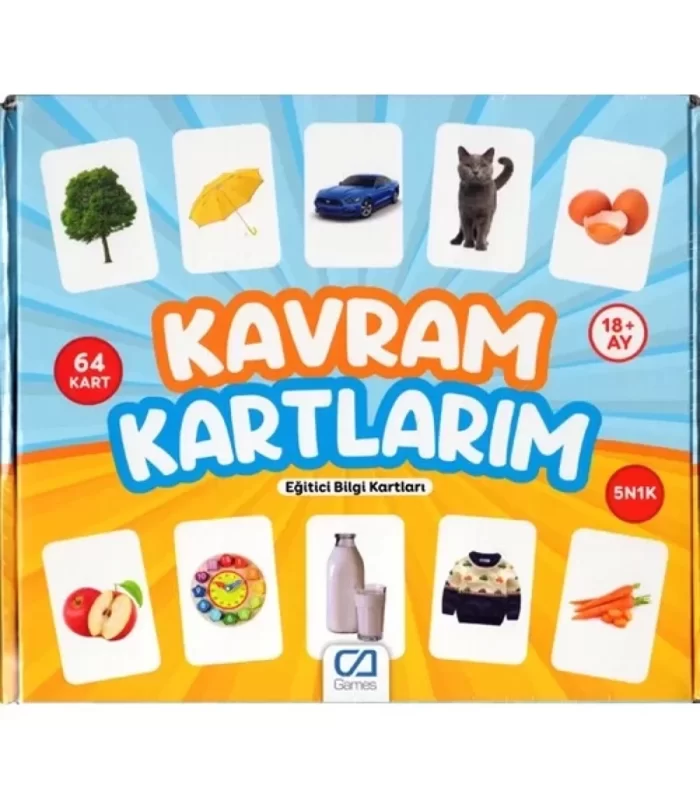 Games Kavram Kartlarım 64 Kart 5175