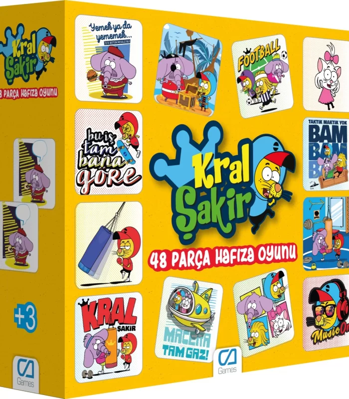 Games Kral Şakir Hafıza Oyunu 48 Parça 5112