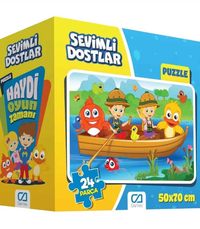 Games Sevimli Dostalar Puzzle 24 Parça