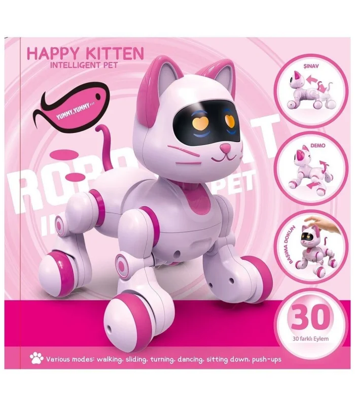 GAW-6602 Uzaktan Kumandalı İnteraktif Şarjlı Akıllı Kedi