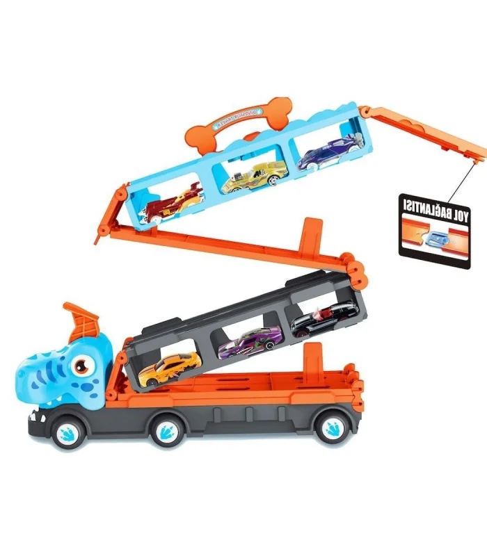 GD001 Parkurlu Araba Fırlatan Dinazor -Vardem Oyuncak