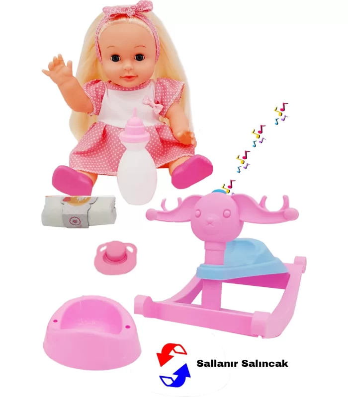 Global Toys Panda Salıncaklı Altını Islatan Bebek Türkçe Masal Anlatır