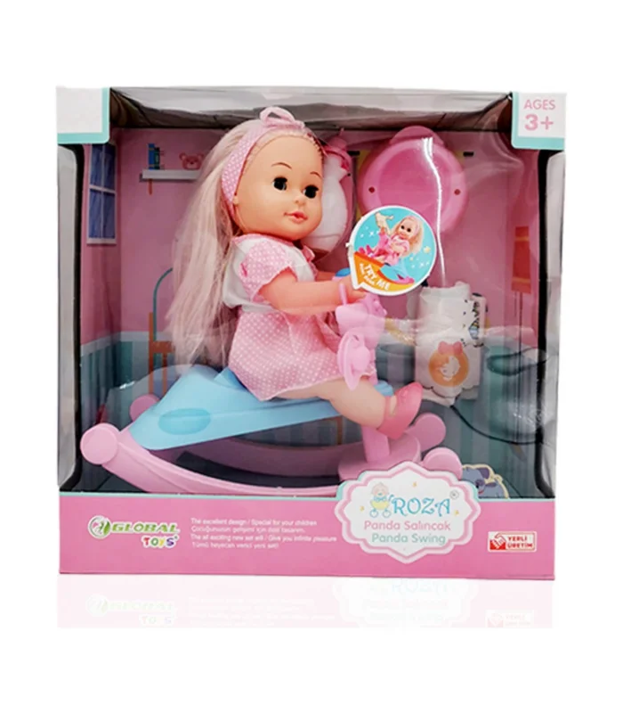 Global Toys Panda Salıncaklı Altını Islatan Bebek Türkçe Masal Anlatır