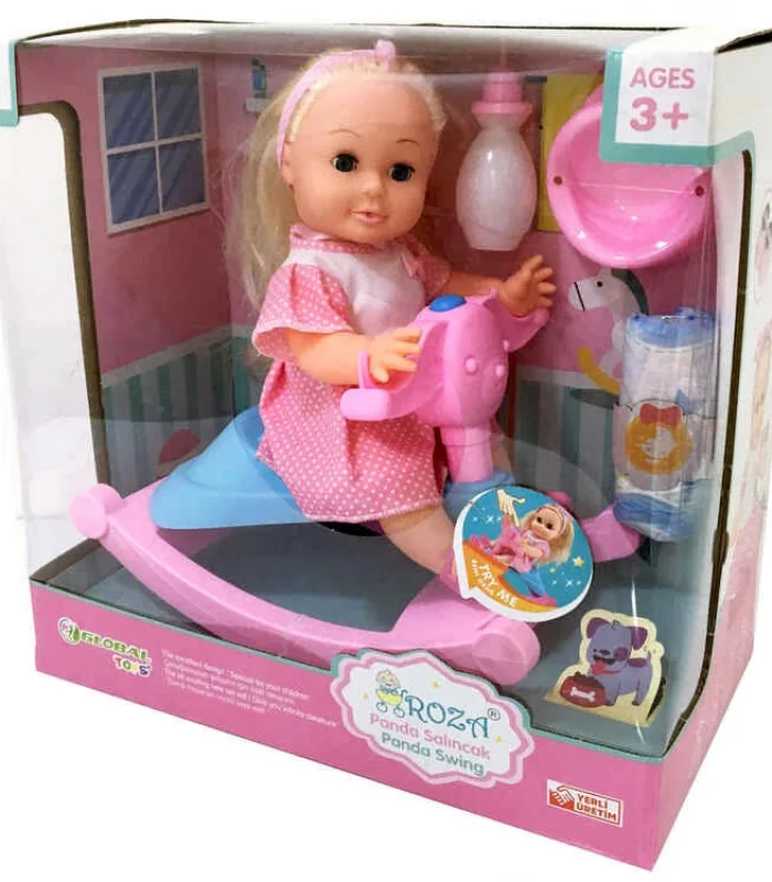 Global Toys Panda Salıncaklı Altını Islatan Bebek Türkçe Masal Anlatır