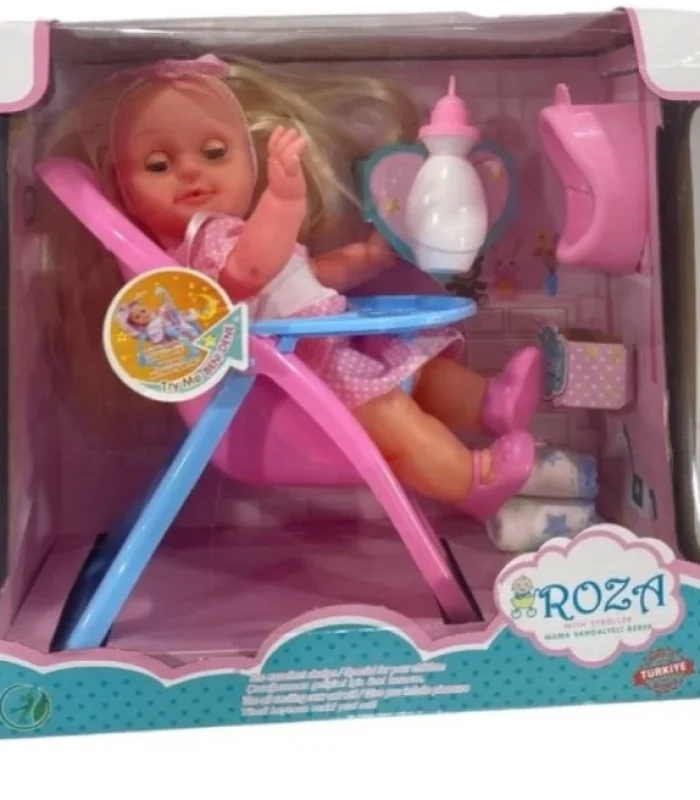 Global Toys Roza Mama Sandalyeli Bebek
