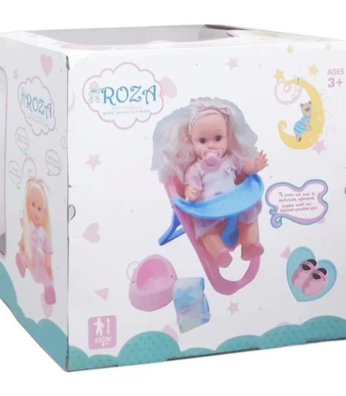 Global Toys Roza Mama Sandalyeli Bebek