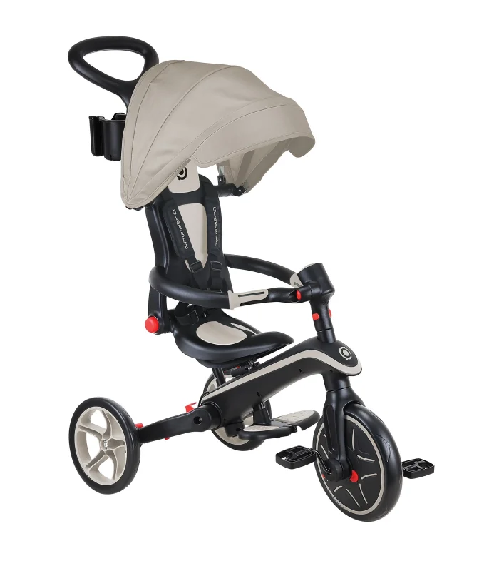 Globber Explorer 4in1 Katlanabilir Bisiklet Koyu Bej