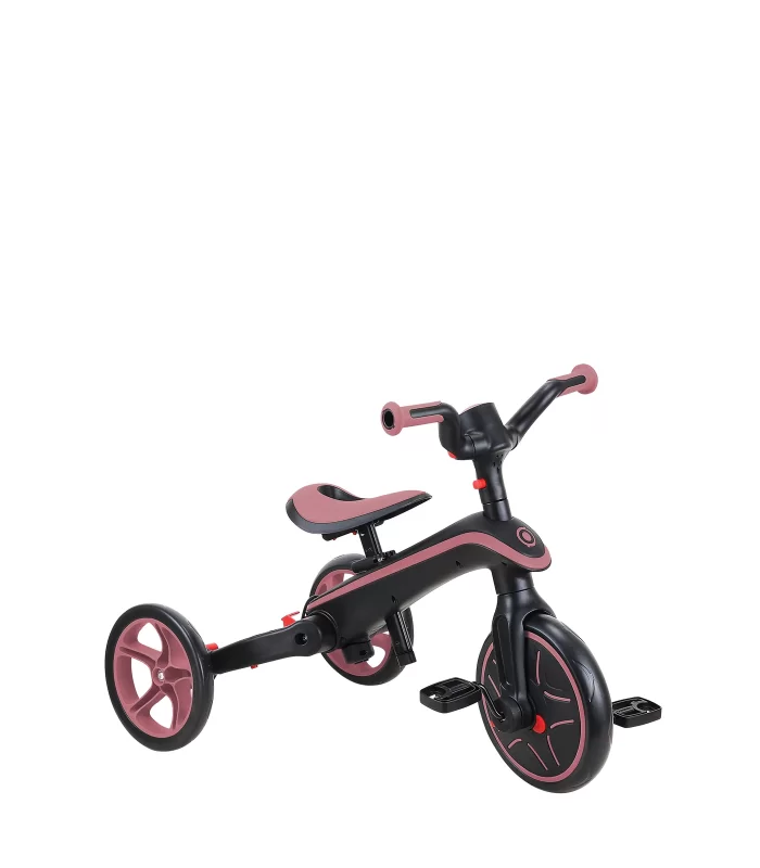 Globber Explorer 4in1 Katlanabilir Bisiklet Koyu Pastel Pembe