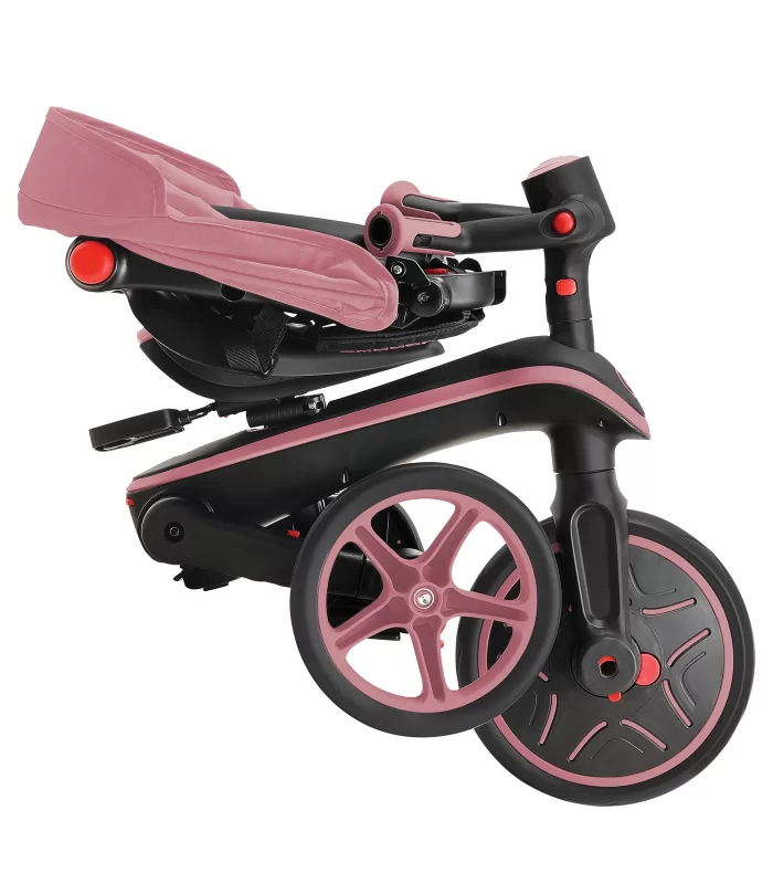 Globber Explorer 4in1 Katlanabilir Bisiklet Koyu Pastel Pembe