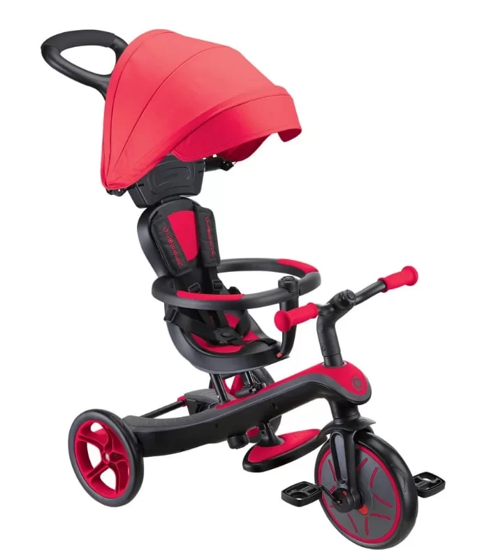 Globber Explorer 4in1 Trike Bisiklet Kırmızı